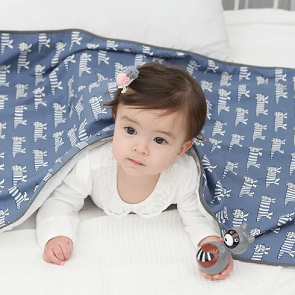 베베슈에뜨 안감 엠보극세사 블랭킷 호랑이 _안감 엠보극세사 블랭킷