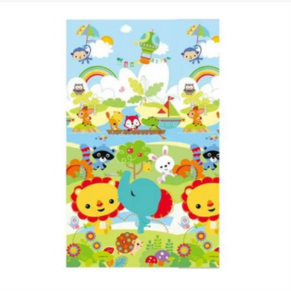 피셔 스티치 어린이 매트 두꺼운 녹색 Xpe 아기 퍼즐 매트를 크롤링 매트 매트 아기 상승 180 90 1.5cm의_8024 피셔는 두 개의 구멍 + 세 홀 커버 전송