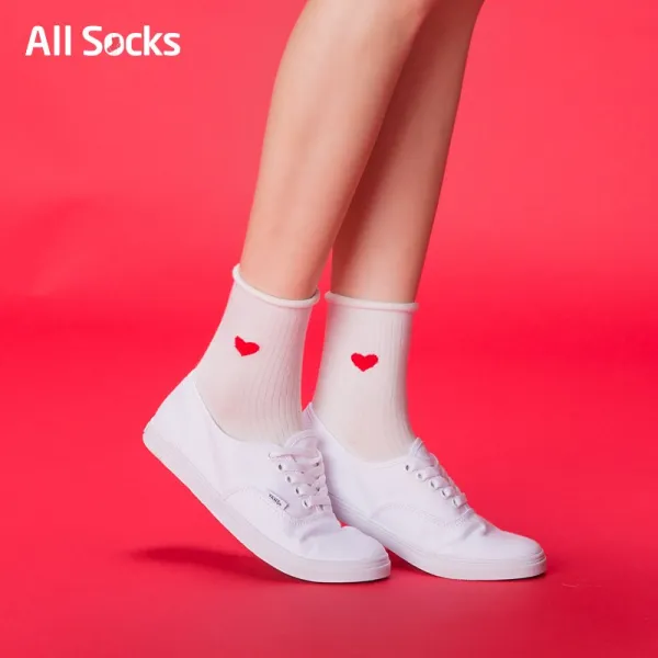 올삭스 파스텔양말 어디까지 신어봤니?! 하트돌돌 양말