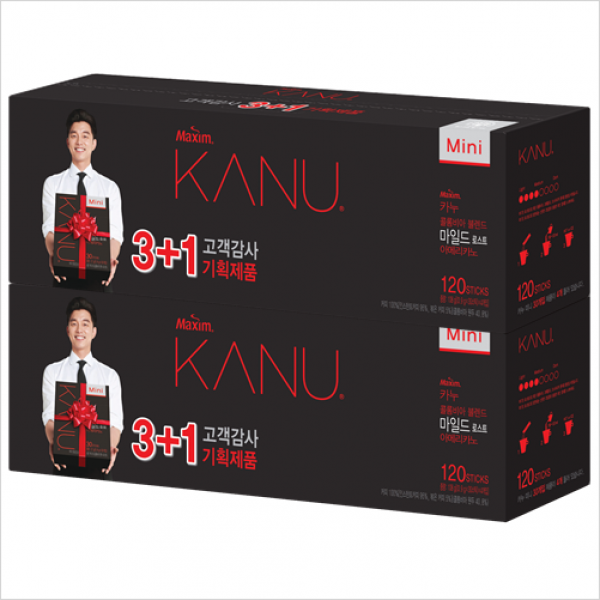 맥심 카누미니마일드120T[3+1]기획x2개, 1개