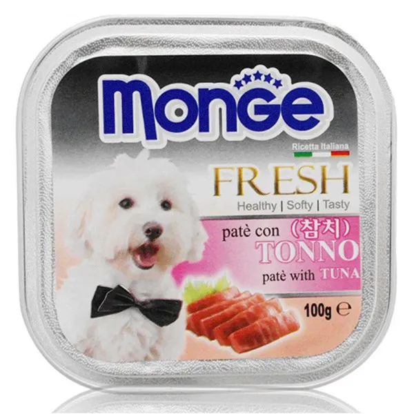 몽이(Monge) 사각캔-참치 100g/배송비 선불만가능, 단일 수량