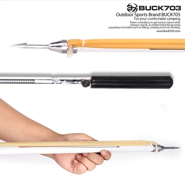 BUCK703 국산 스쿠버 작살 (대 소) 민물작살 바다작살 낚시용품