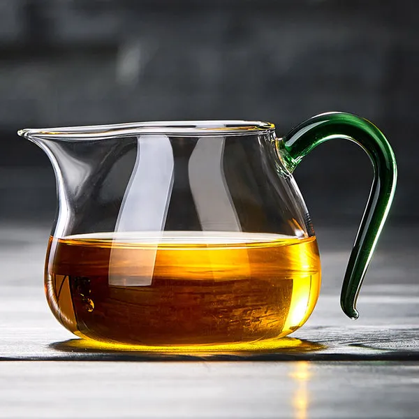 번성 녹색 내열 유리 공정 컵 차 여과기 차 차 바다 쿵푸 차 액세서리 점 차를 두껍게, 녹차 필터의 공정 컵 +