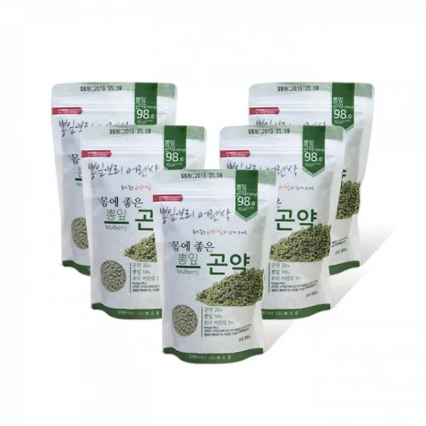 유앤강 몸에 좋은 뽕잎 곤약미 300g 5개 포만감 업! 칼로리는 다운! 1