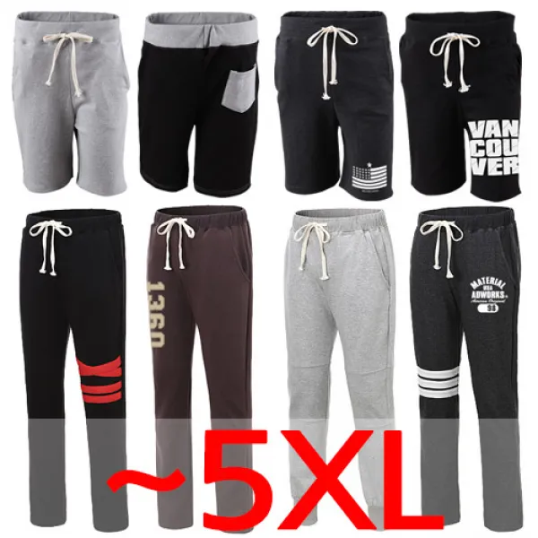 더재클린 5XL 밴딩 트레이닝 빅사이즈 바지 다양한 사이즈