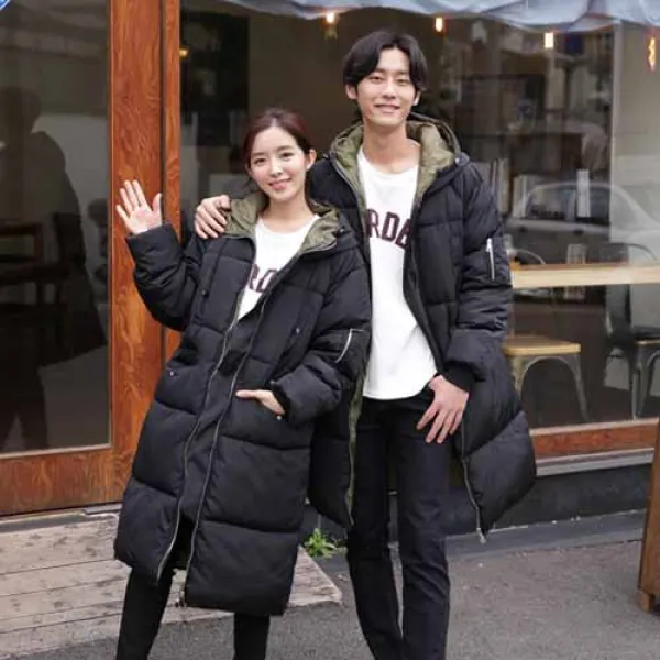 스마일핏 남여공용 웰론 롱패딩