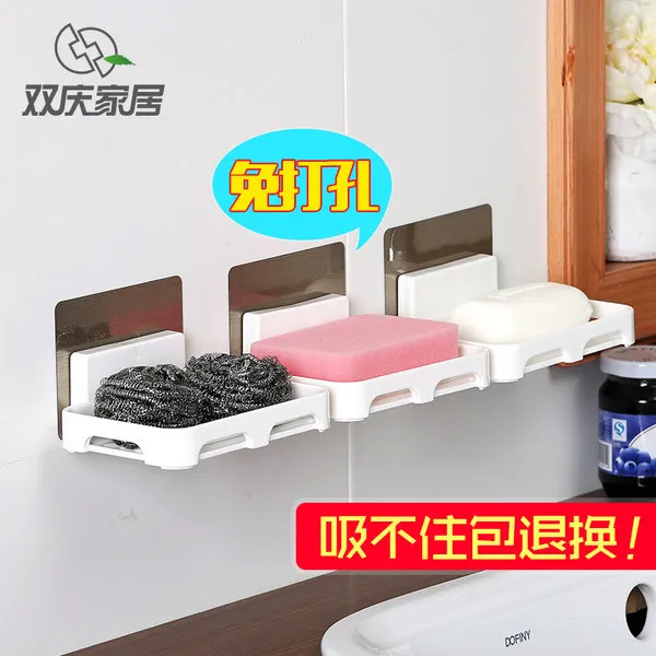 두 번 축하 접시 창조적 욕실 비누 드레인 선반 싱글 참고 : 후반전 경기 만 6 