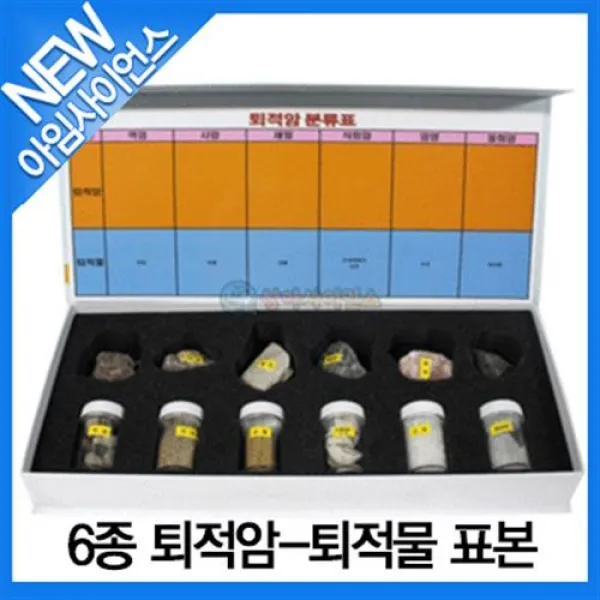  아임사이언스 6종 퇴적암 퇴적물 표본