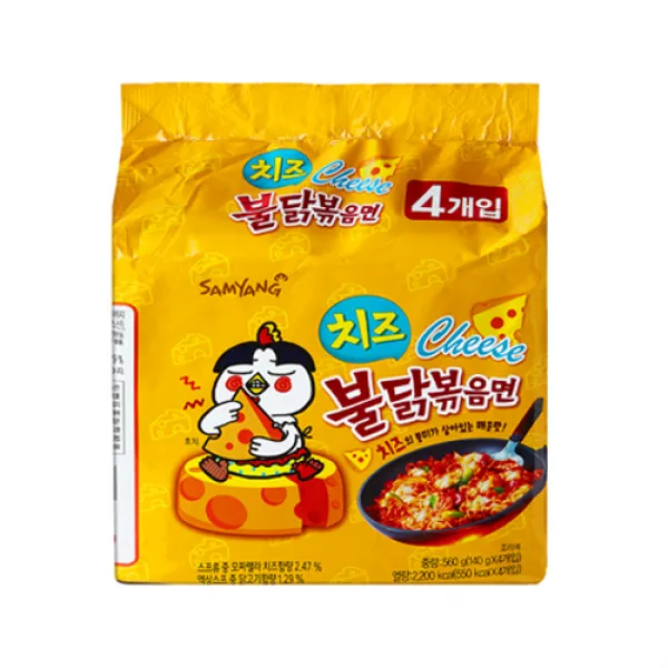 삼양식품 삼양 치즈불닭볶음면 140g X 4입 4개