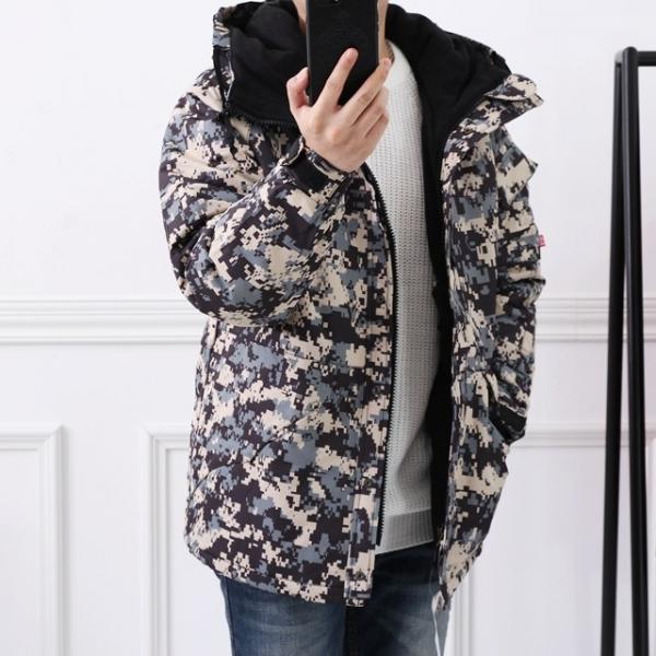 초코클래식 방수 카모야상 패딩점퍼(95~115size)