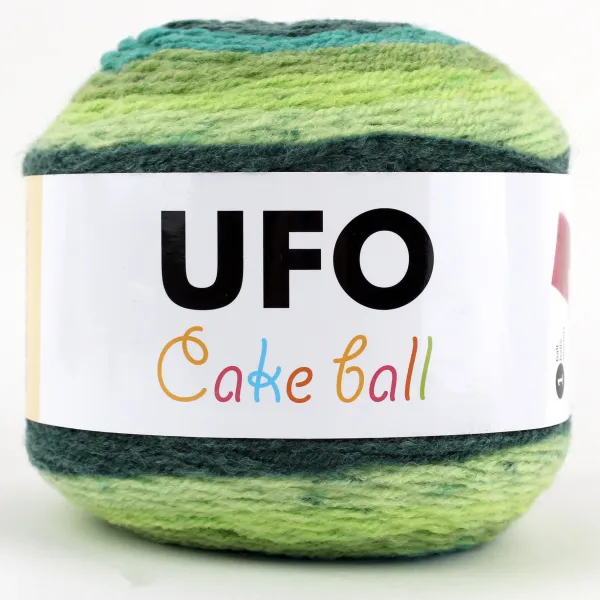 코디뜨개실 UFO 케이크볼 털실, 08 그린나염