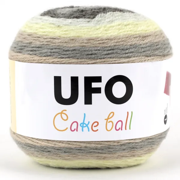 코디뜨개실 UFO 케이크볼 털실, 05 레몬카키나염