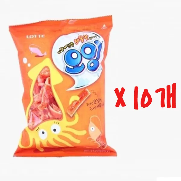 오잉 75g 10개 오징어과자 오징어스낵 봉지과자 스낵, 단일상품