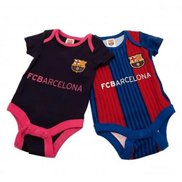 FC 바르셀로나 본격적인 La Liga 2 팩 Baby Onesies (3-6 개월)