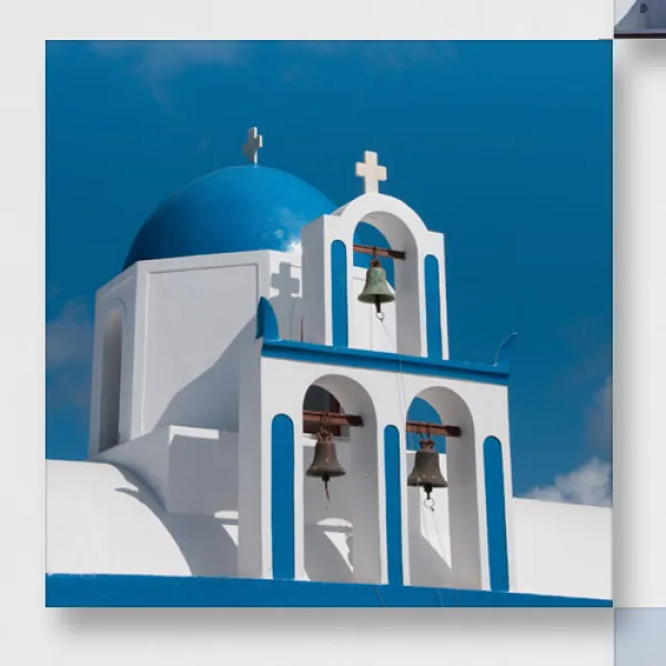 꾸밈 cg181-산토리니아크릴액자 액자, 3.산토리니_종탑