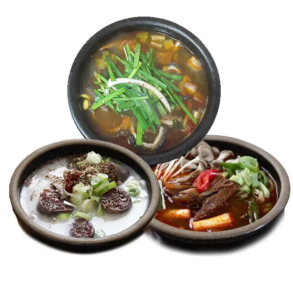 3품목 9봉 양평해장국3 순대국3 육개장3, 5250g