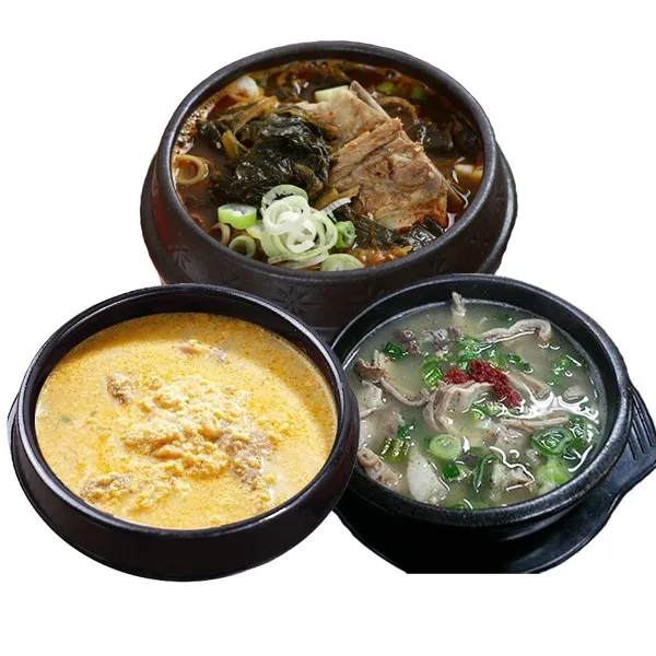 3품목 9봉 뼈해장국3 콩되비지탕3 돼지국밥3, 5400g, 6봉