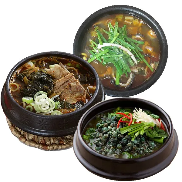 3품목 9봉 뼈해장국3 양평해장국3 아욱다슬기3, 5100g