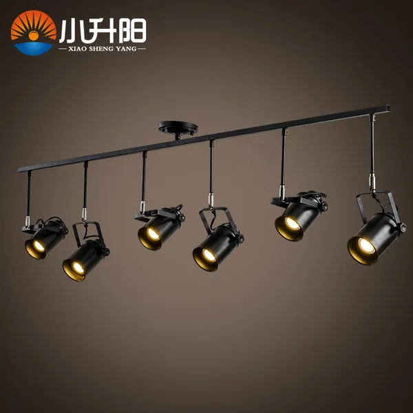 폴 천장 매장 미국 복고풍 거실 배경 벽 표면이 경전철 속 장착 LED 조명, 5 천장 (10w 따뜻한 빛의 LED를 보내)