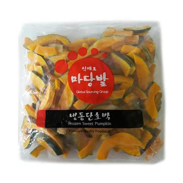 마당발 냉동 단호박1kg 유피 탈피, 1봉, 1kg(유피_슬라이스)
