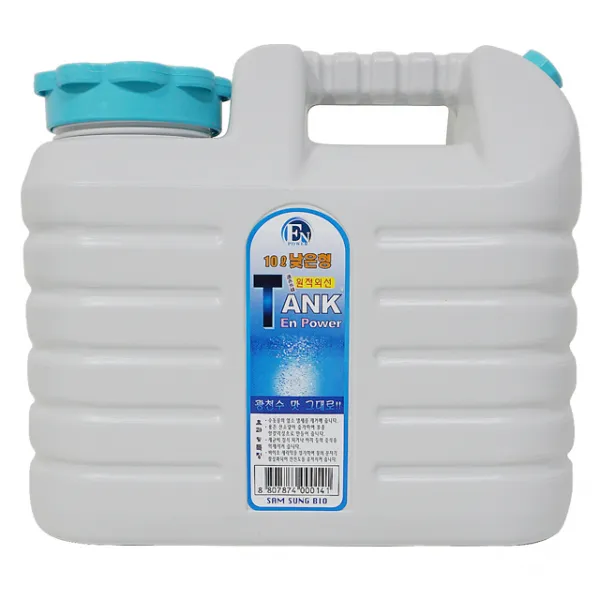 엔파워 낮은형 물탱크 대용량 물통, 화이트, 10L