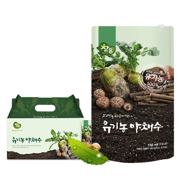 참든 유기농 야채수 150ml 90포 HACCP인증 본사직송, 단일상품