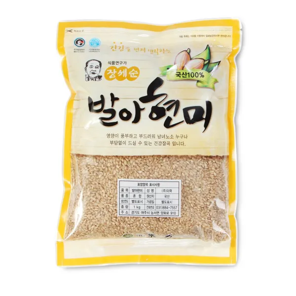 [두보식품] 장세순 발아 현미 1kg, 1개