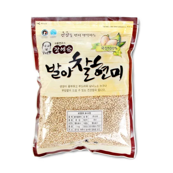 [두보식품] 장세순 발아 찰현미 1kg, 1개