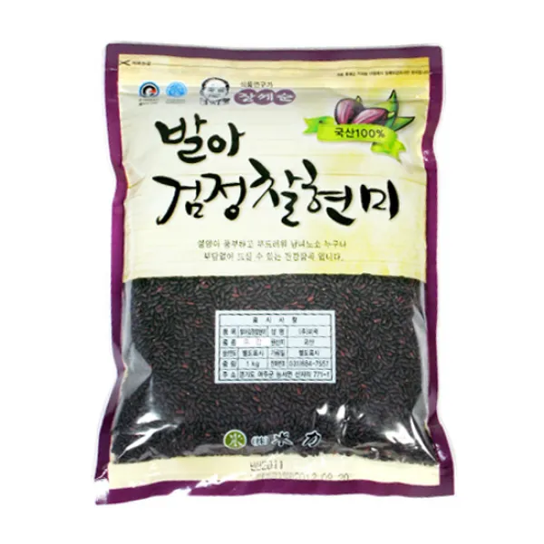 [두보식품] 장세순 발아 검정찰현미 1kg, 1개