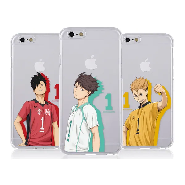 [HAIKYU!!] 하이큐!! 비쥬얼 어나덜스쿨 투명 젤리 케이스 전기종 제작