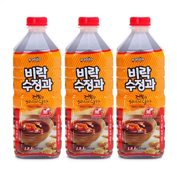 팔도 [팔도] 비락수정과 1800ml, 3개, 1.8L