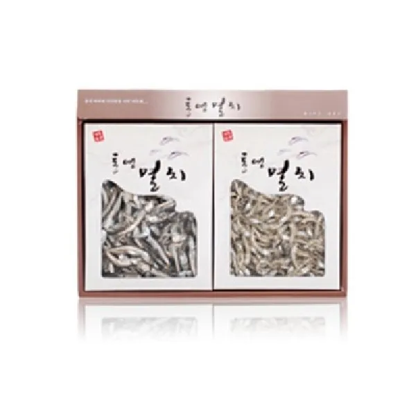 (MST국내산 멸치 2종 선물세트 1호(대멸치 350g 소멸치350g) 물좋은 남해바다에서 어획한 신선한 멸치만 엄, 2개 1세트, 상세설명참조