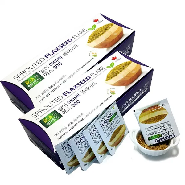 (국내발아) 발아 아마씨 플래이크 에스 300 (60포), 300g, 2박스