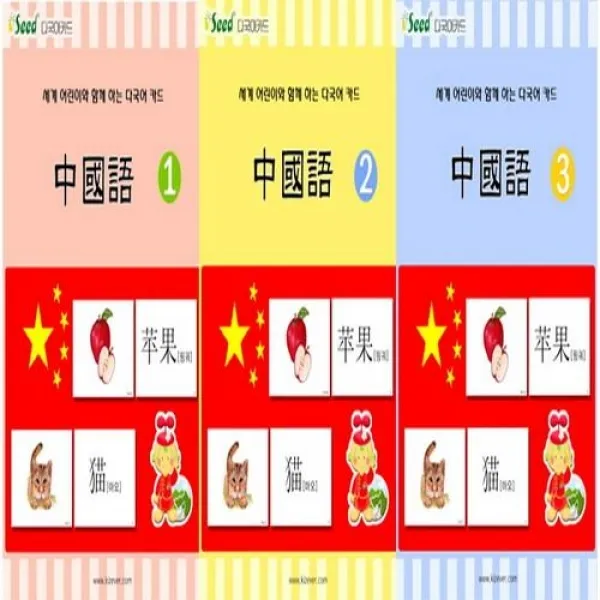 꿈꾸는교육 다국어 카드중국어 키즈에버 창의 수학 영역열학습교구 언어 가베, 단일상품