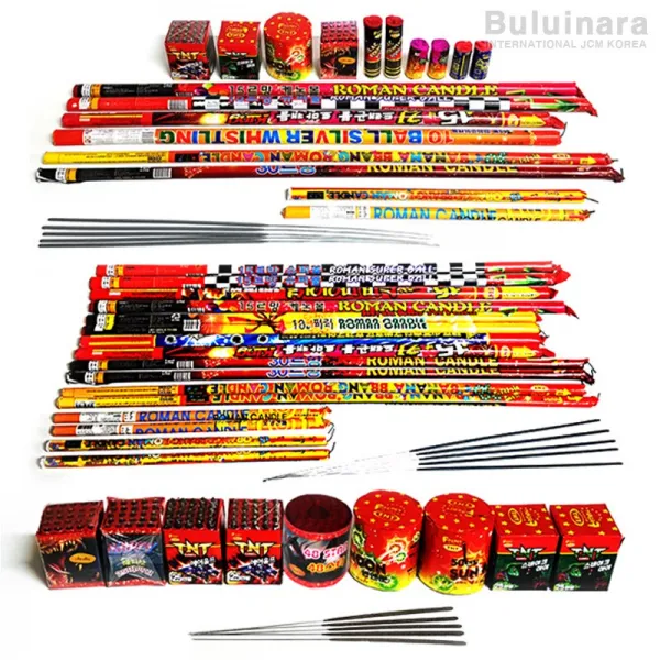 불의나라 폭죽 불꽃놀이 세트 (사은품증정 르망 단발 스파클라 분수 연발), F set