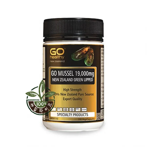  고헬씨 뉴질랜드 그린홍합 19000mg 초고함량 초록홍합 100캡슐 녹색홍합 1개