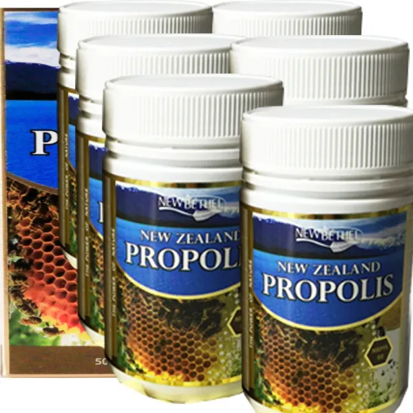 뉴질랜드 뉴베델 씹어먹는먹기편한 Propolis 츄어블 프로폴리스 500g 360정 6개, 500mg, 300정