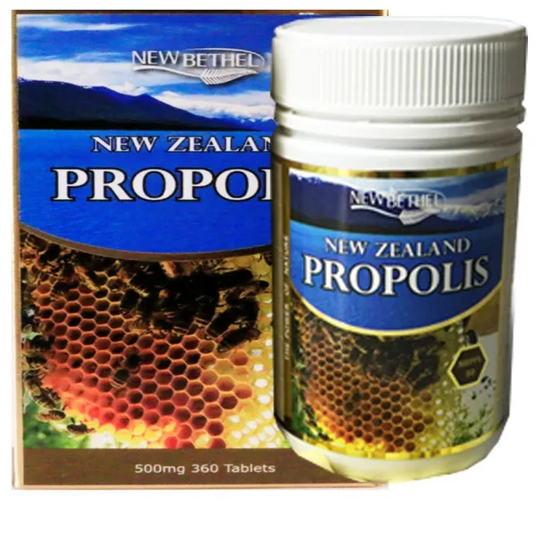 뉴질랜드 뉴베델 씹어먹는먹기편한 Propolis 츄어블 프로폴리스 500g 360정 1개, 500mg, 300정