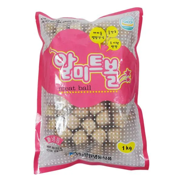 성원냉동식품 성원 알미트볼 1kg 가공식품 간식 튀김류 냉동식품, 1