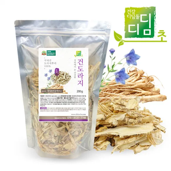 디딤초 국산 건도라지 말린도라지 차, 200g, 1개