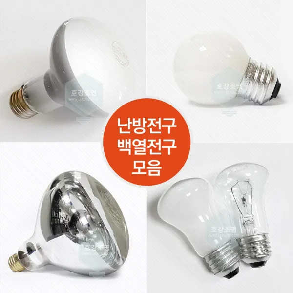 포커스엘이디 일광전구 별표 겨울 난방 열전구 백열램프 모음, A.포커스01.고촉전구200W_E26