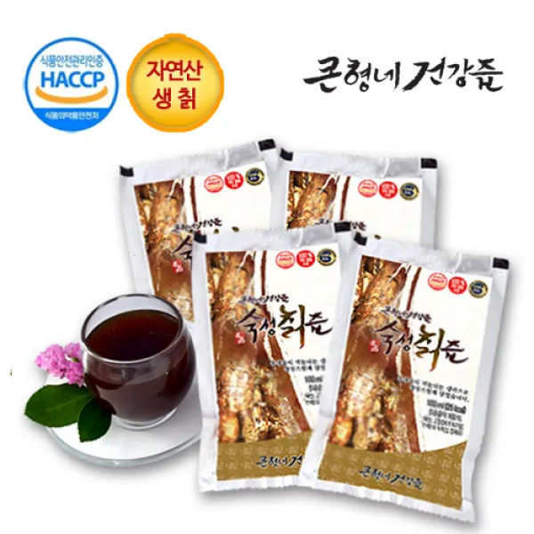 큰형네건강즙 국내 자연산 숙성칡즙, 60팩, 100ml