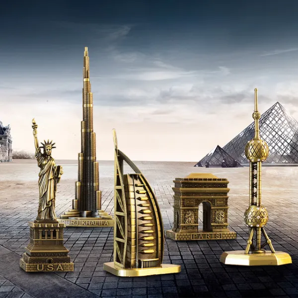 미국의 에펠 탑 (Eiffel Tower) 모델 장식 홈 거실 장식 세계적으로 유명한 랜드 마크 선물 아이디어 (고의적으로 제품의 옛
