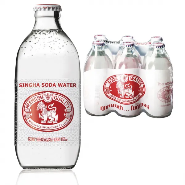 싱하 소다워터 태국 탄산수 325ml, 6개