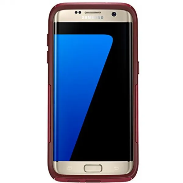 OtterBox COMMUTER SERIES 삼성 Galaxy S7 Edge 용 케이스 - 좌절감없는 포장 - 불꽃 방식 (불꽃 빨간색, 단일상품