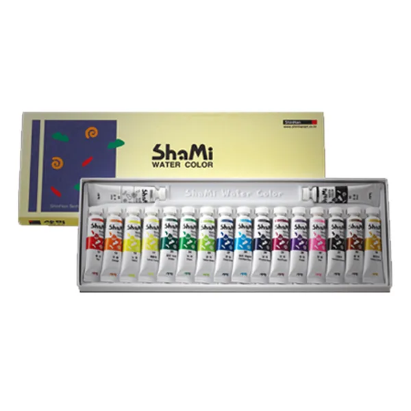 신한수채화물감, 신한샤미수채화물감-18색, 10ml