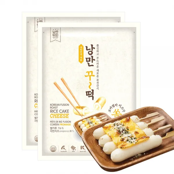 추억의 국민학교 떡볶이 국떡 낭만꾸떡 600g, 2개