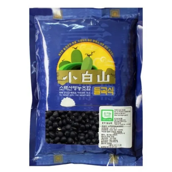 바이슈농 검정콩 유기 흑태 1kg shfo_d, 단일상품