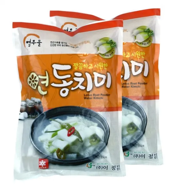 열우물 연근 동치미 900g(450gx2팩) /시원한 국물맛이 끝내줘요~, 450gx2팩, 1개