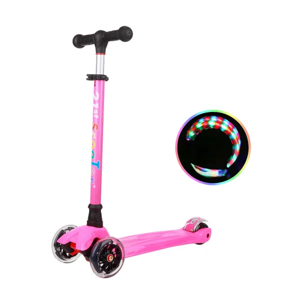 21st ScooTer 아동용 킥보드, 02_21st scooter 컬러플 착탈식 분홍.